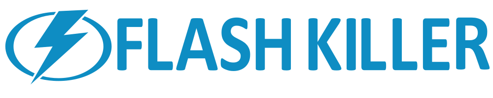 Logo Flash Killer el Rayo Azul